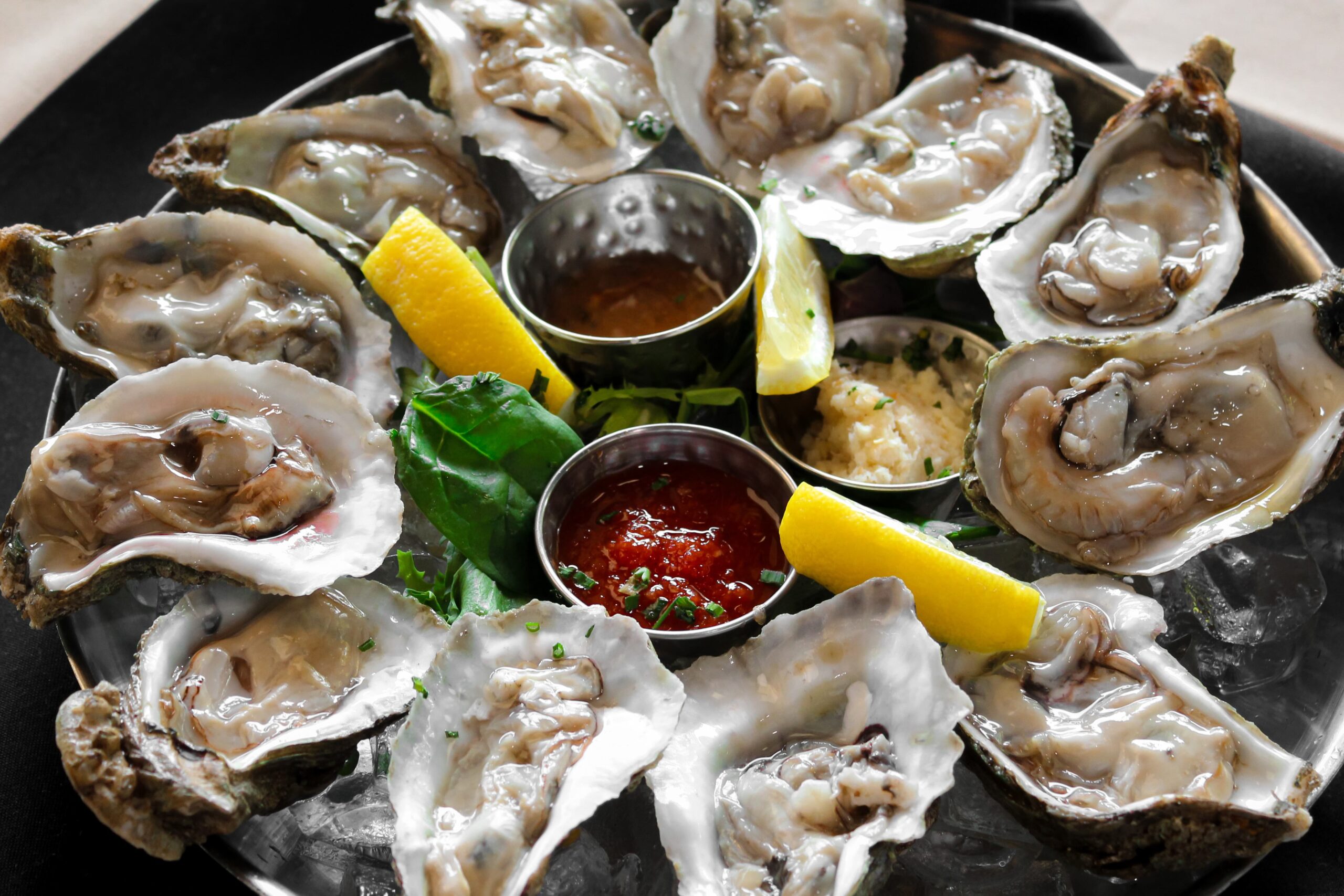 Oysters on the half shell - Vogue BIstro